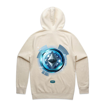 ETHEREUM - Mens Pocket Hoodie - BACK PRINT