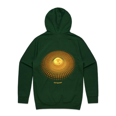 TETHER II - Mens Pocket Hoodie - BACK PRINT