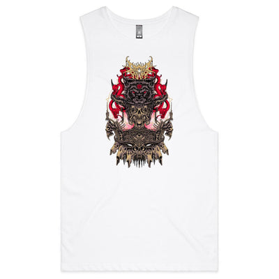 ALMOST HUMAN - Mens Sleeveless T-Shirt - FRONT PRINT