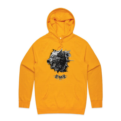 WEREWOLF - Mens Pocket Hoodie - FRONT PRINT