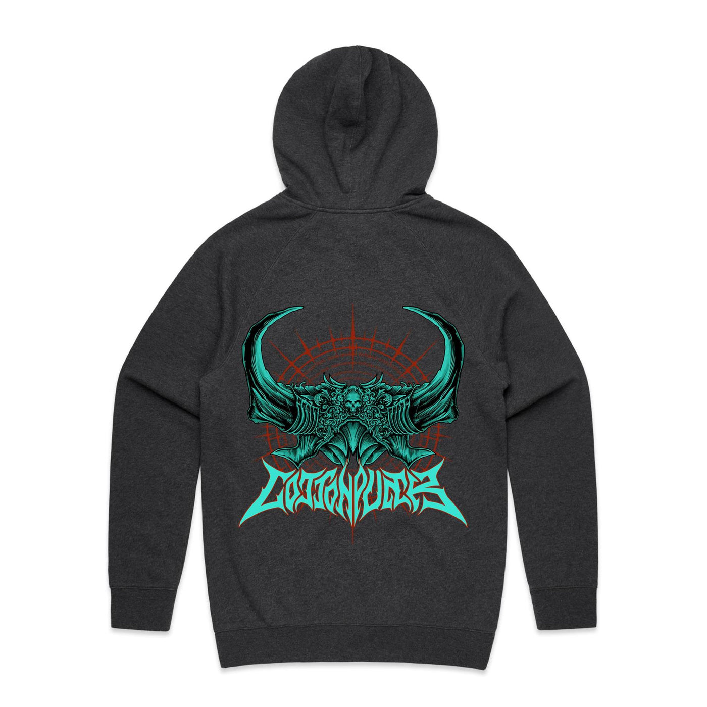 BLACK SPELL III - Mens Pocket Hoodie - BACK PRINT