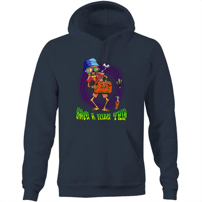 HAVE A NICE TRIP 2 - Mens Pocket Hoodie - FRONT PRINT