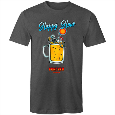 IS IT STILL HAPPY HOUR? - Mens T-Shirt - FRONT PRINT