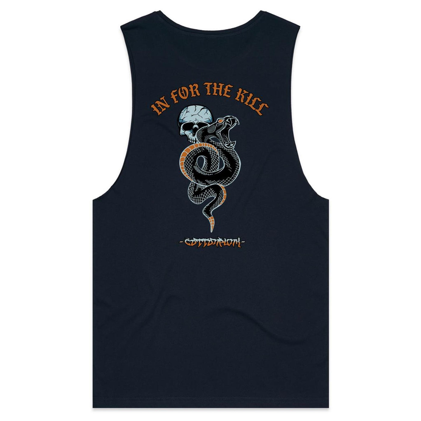 IN FOR THE KILL - Mens Sleeveless T-Shirt - BACK PRINT