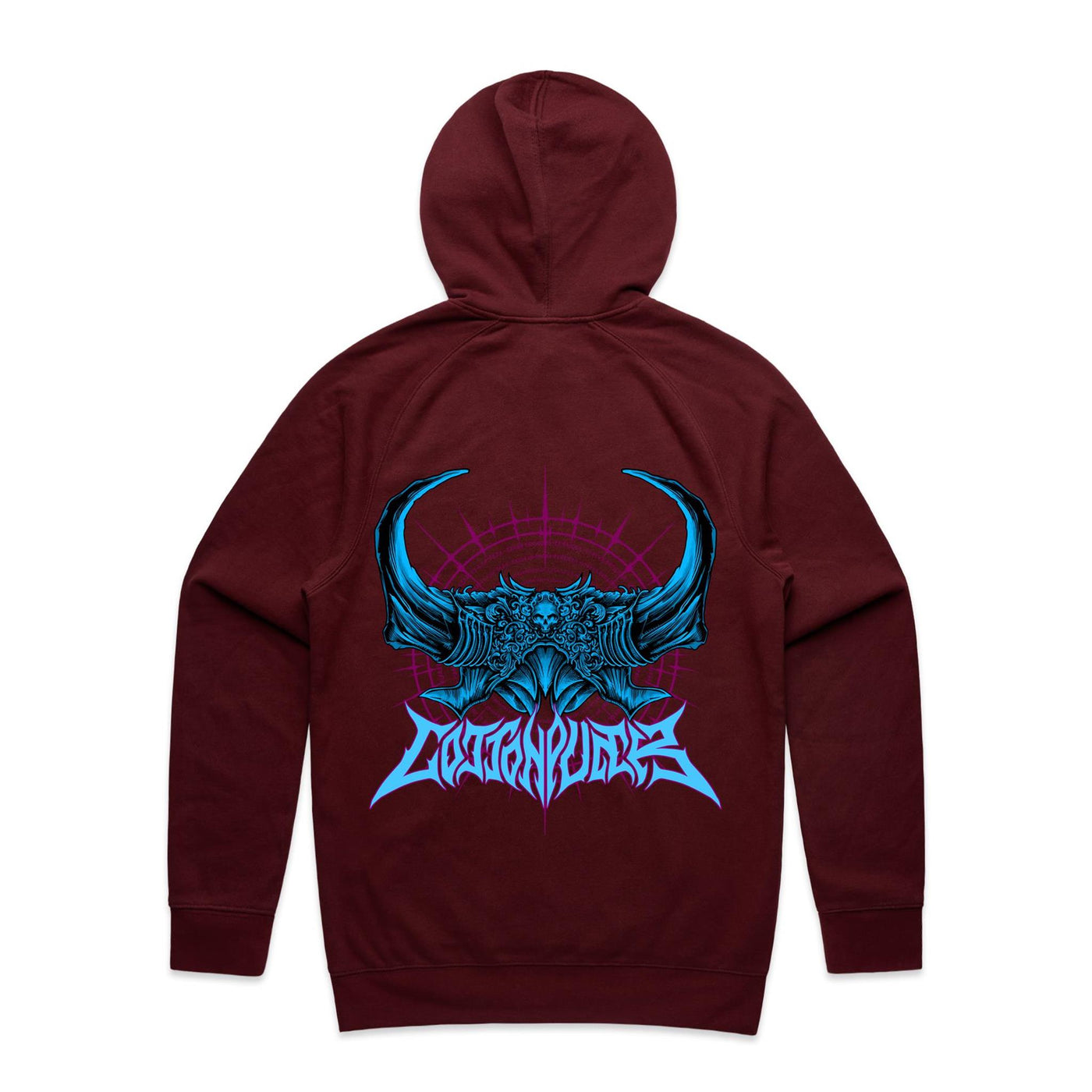 BLACK SPELL II - Mens Pocket Hoodie - BACK PRINT