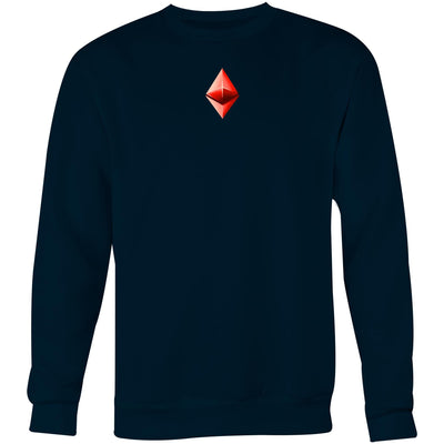 ETHEREUM IV - Mens Sweatshirt - BACK PRINT