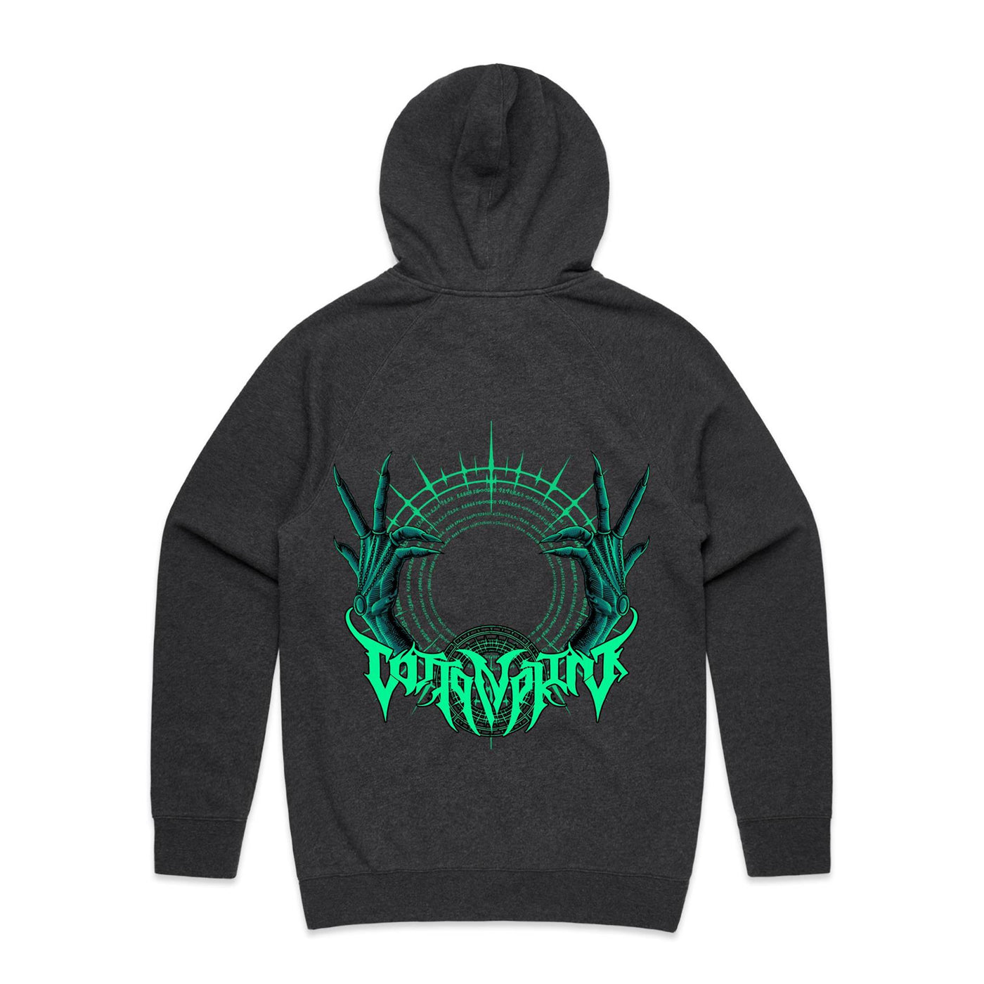 RISING II - Mens Pocket Hoodie - BACK PRINT