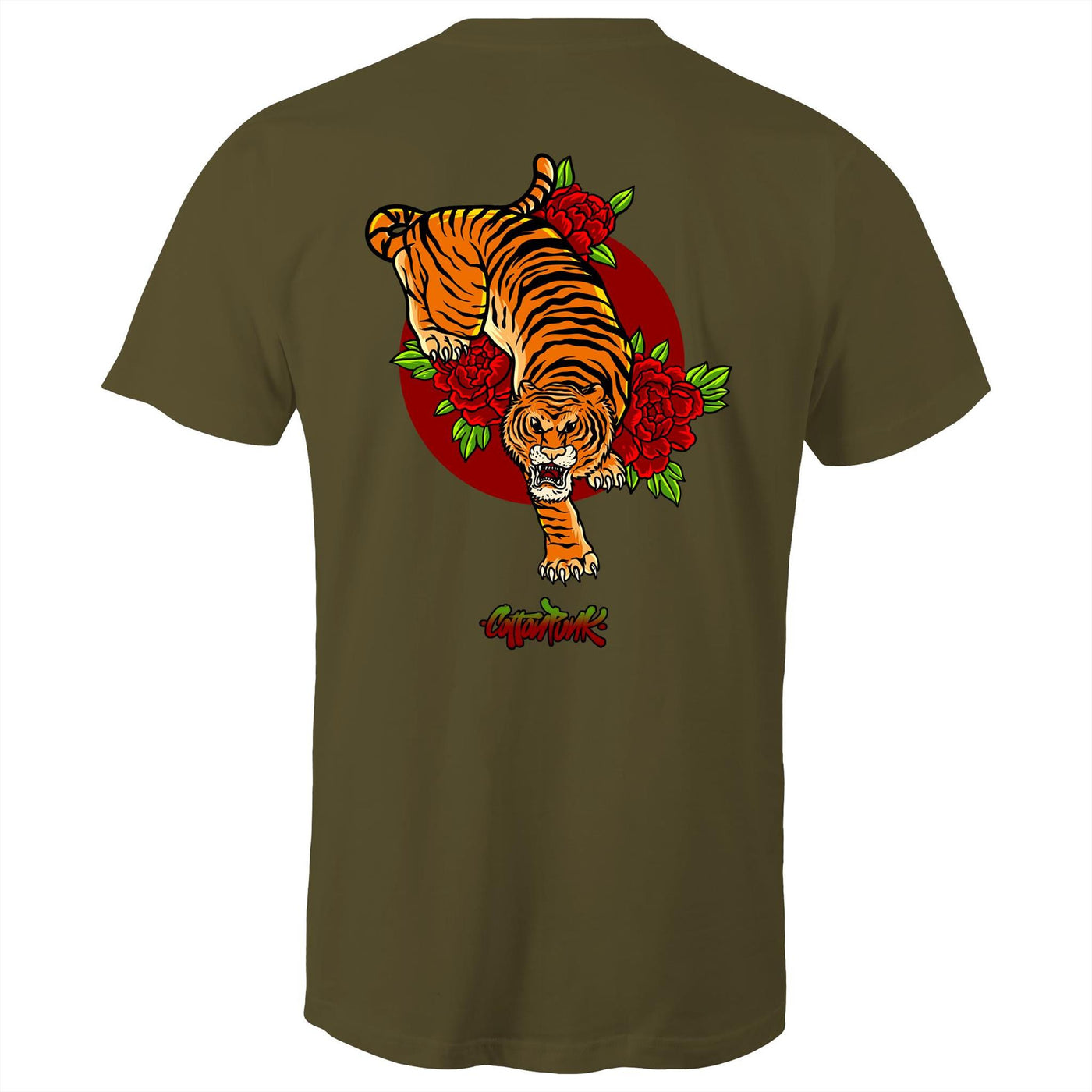 JUNGLE KING - Mens T-Shirt - BACK PRINT