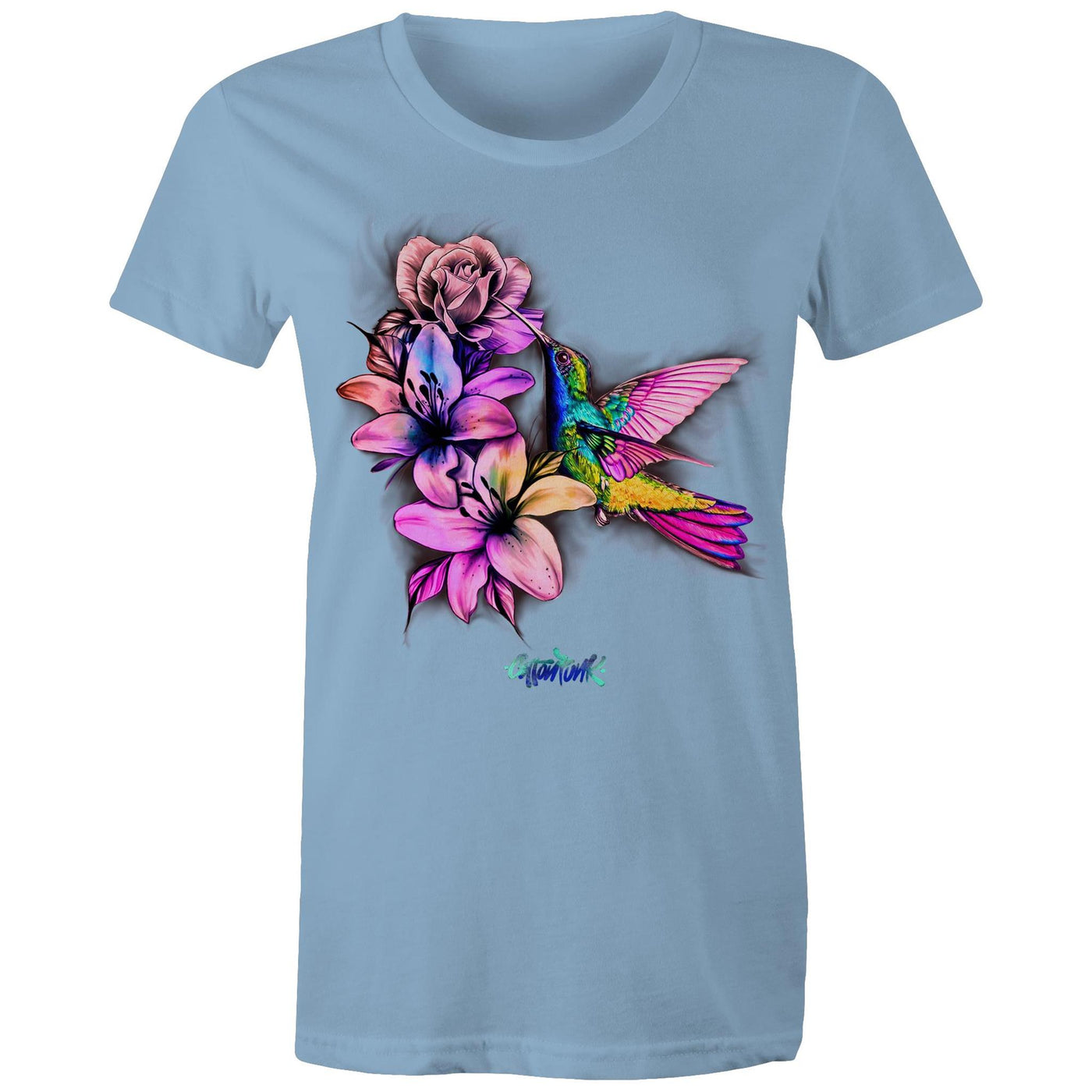 HUMMINGBIRD - Womens T-Shirt - FRONT PRINT