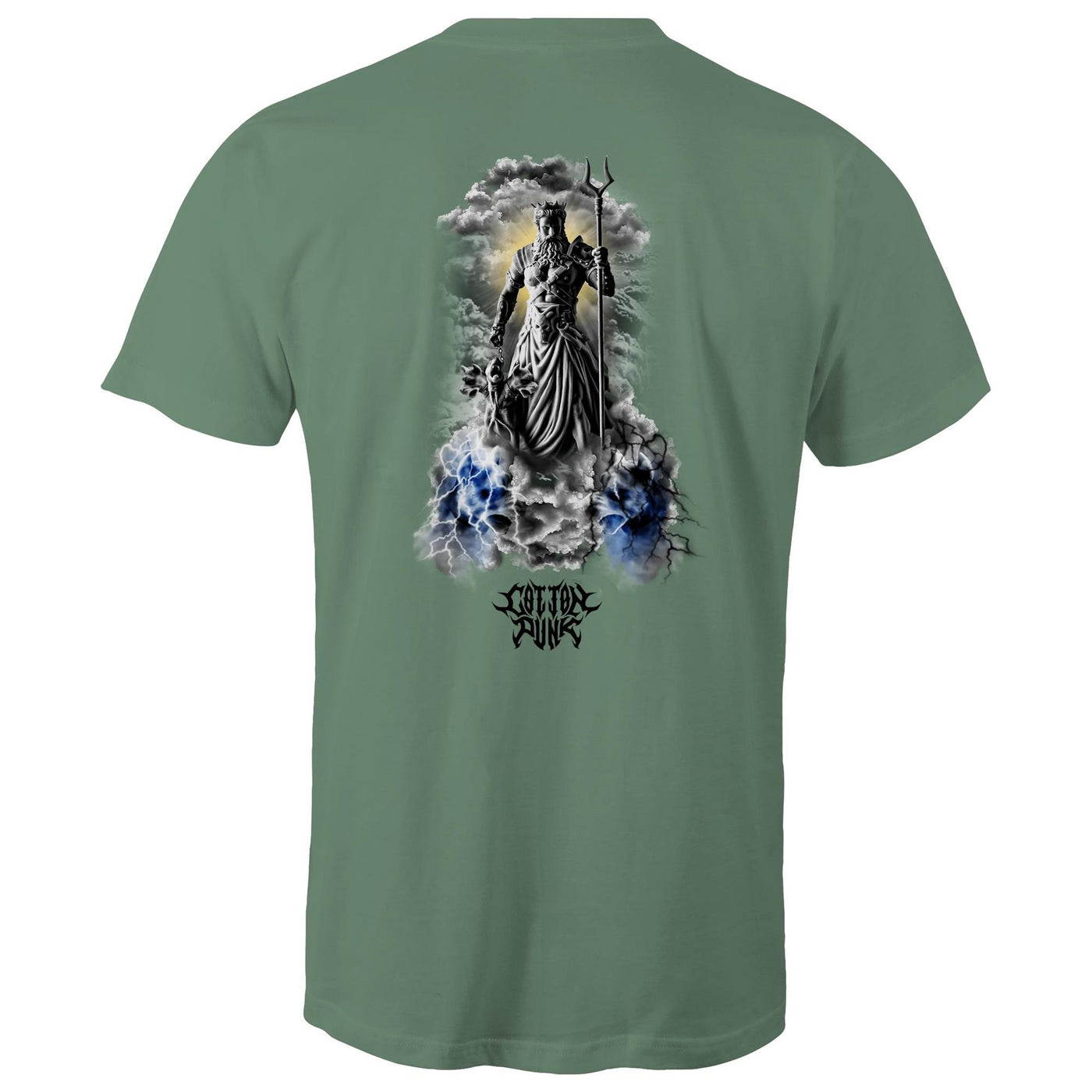 GOD WARRIOR - Mens T-Shirt - BACK PRINT