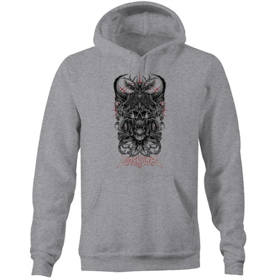 BLACK MAGIC - Mens Pocket Hoodie - FRONT PRINT