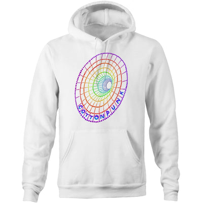 DOWN THE HOLE - Mens Pocket Hoodie - FRONT PRINT