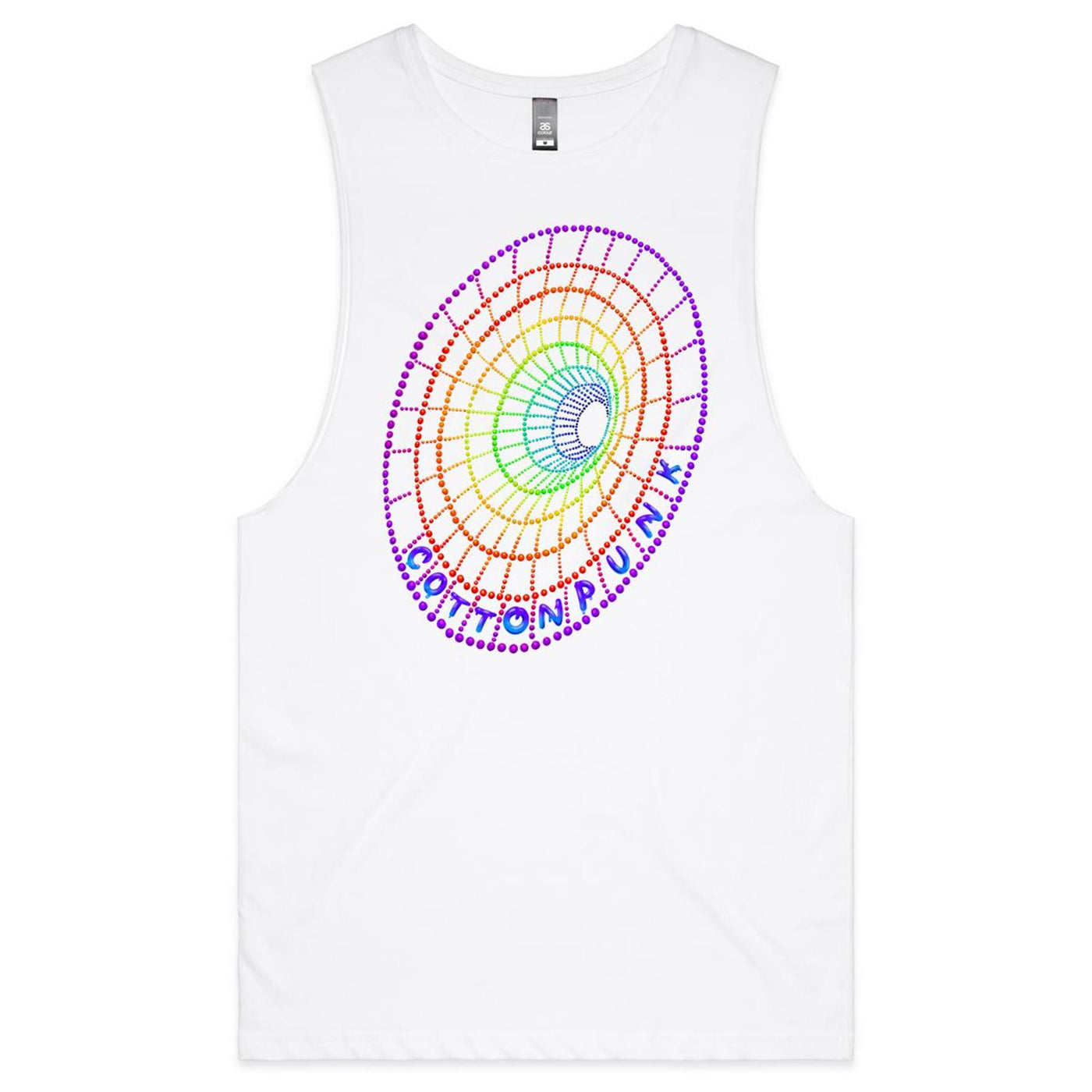 DOWN THE HOLE - Mens Sleeveless T-Shirt - FRONT PRINT