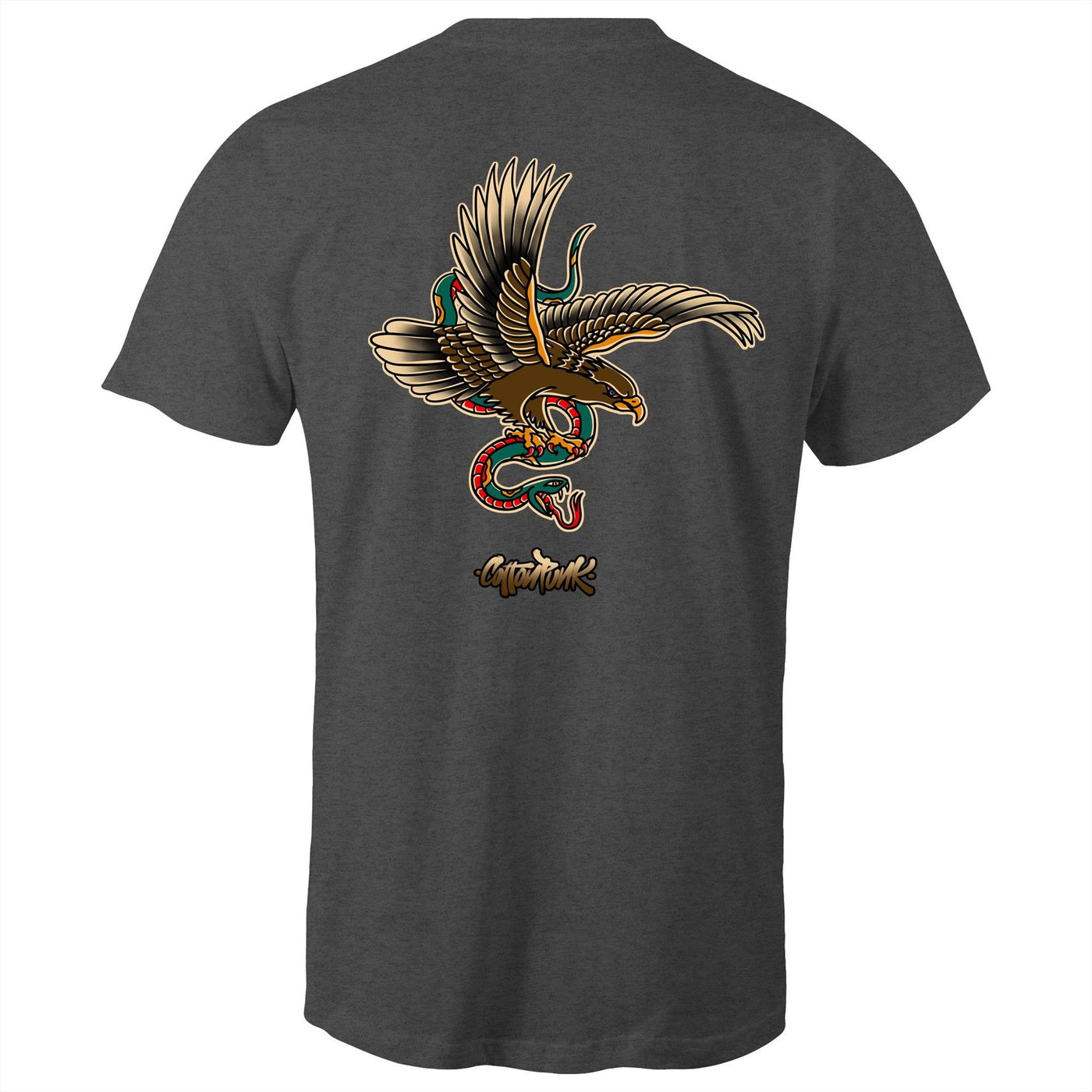 BUZZARD - Mens T-Shirt - BACK PRINT