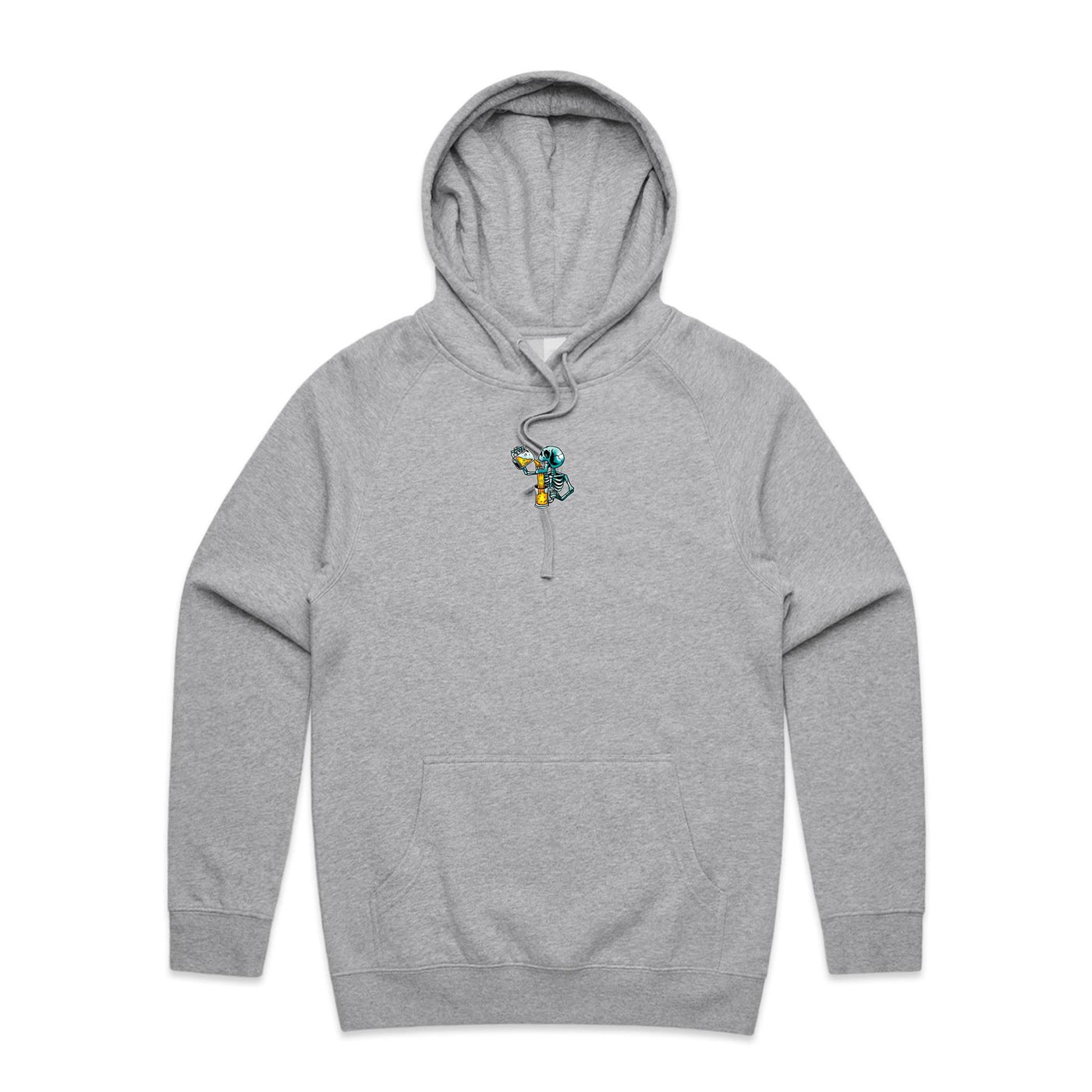 IS IT STILL HAPPY HOUR? - Mens Pocket Hoodie - BACK PRINT