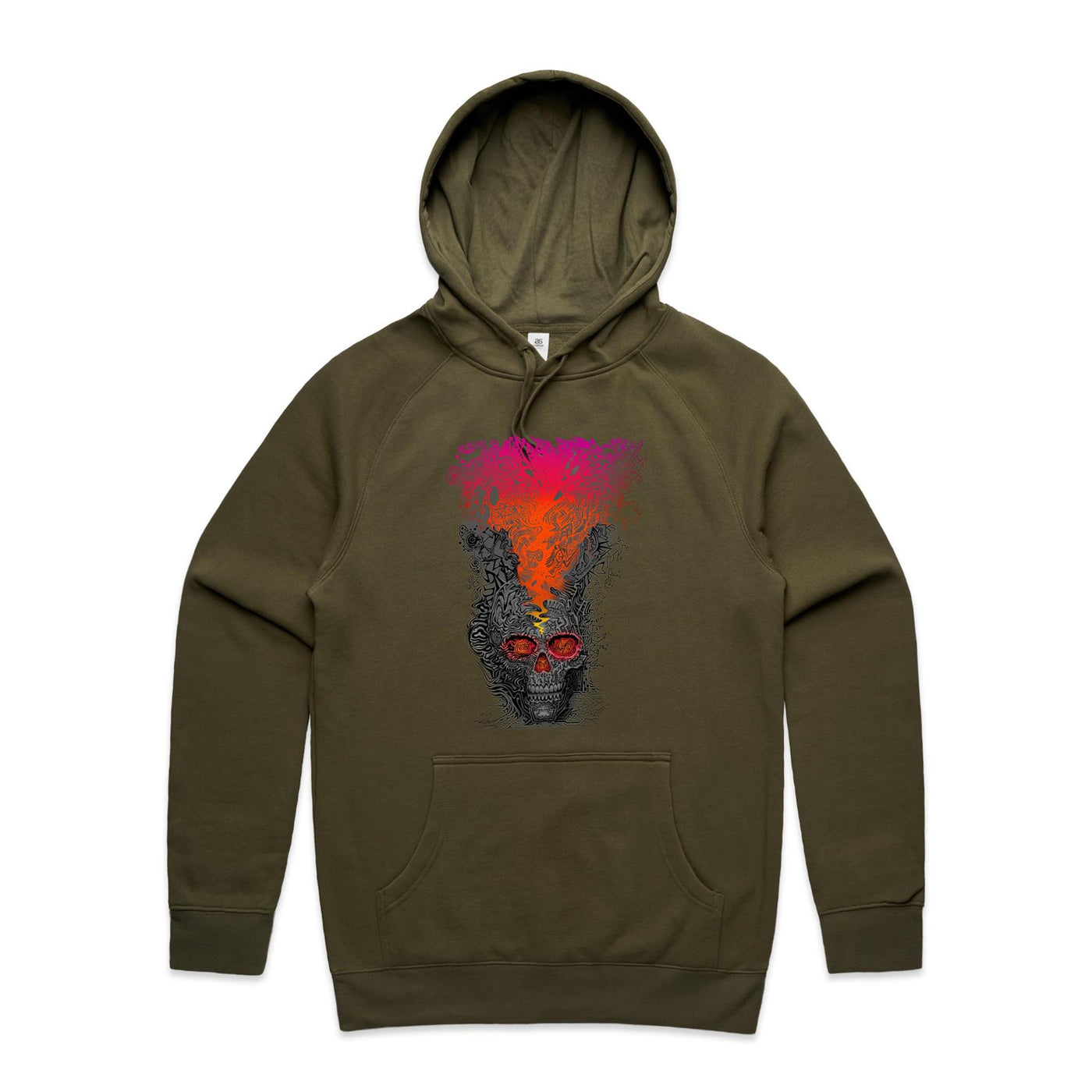 DIGITAL DETOX - Mens Pocket Hoodie - FRONT PRINT