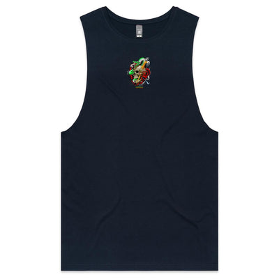 SNAKE (R) - Mens Sleeveless T-Shirt - BACK PRINT