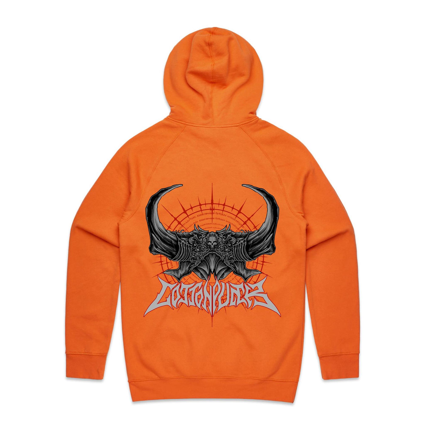 BLACK SPELL - Mens Pocket Hoodie - BACK PRINT