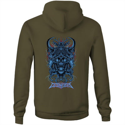 BLACK MAGIC IV - Mens Pocket Hoodie - BACK PRINT