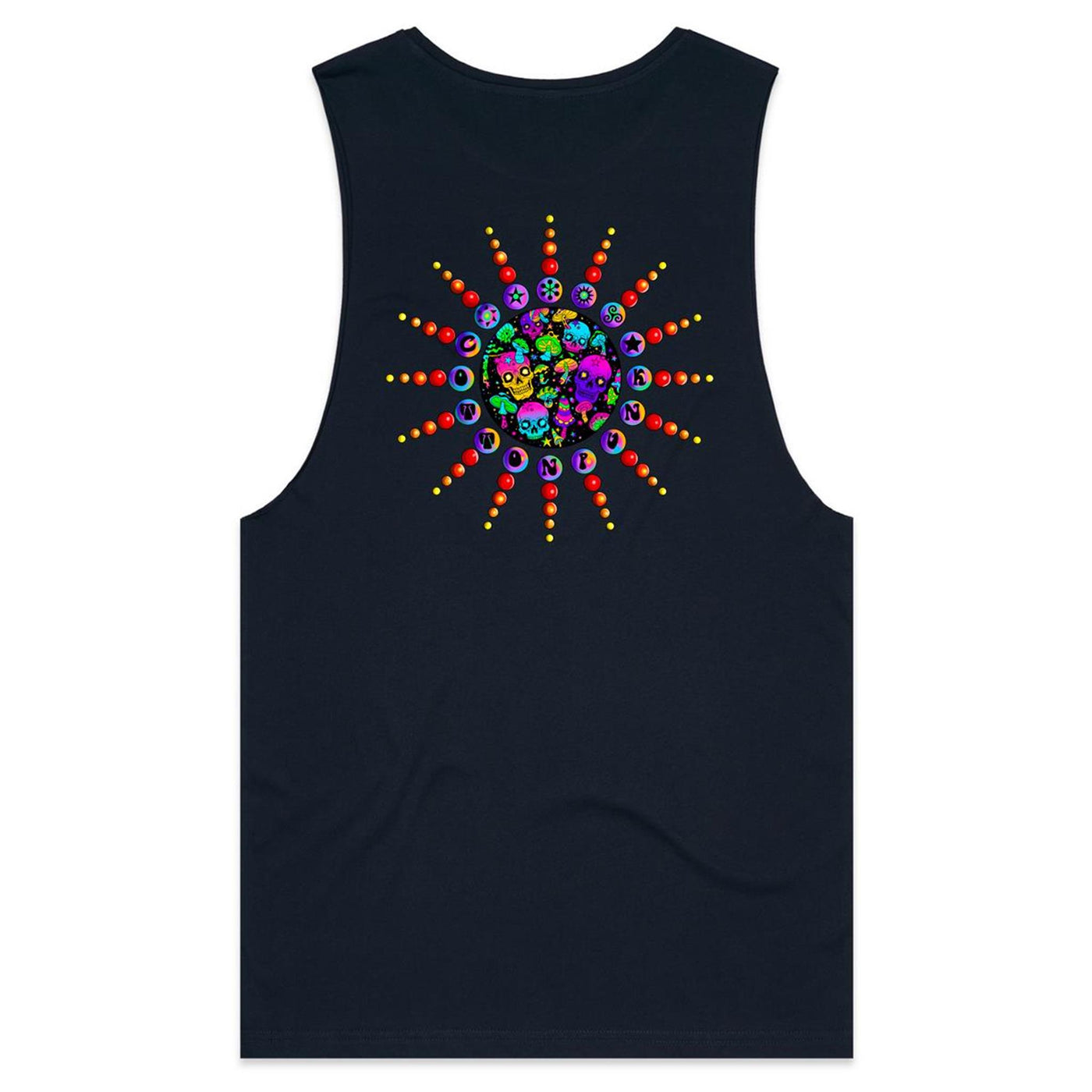 EUPHORIA - Mens Sleeveless T-Shirt - BACK PRINT