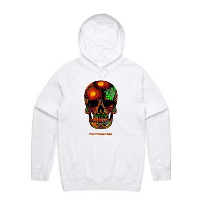 DEATH BY SUNSET - Mens Pocket Hoodie - FRONT PRINT