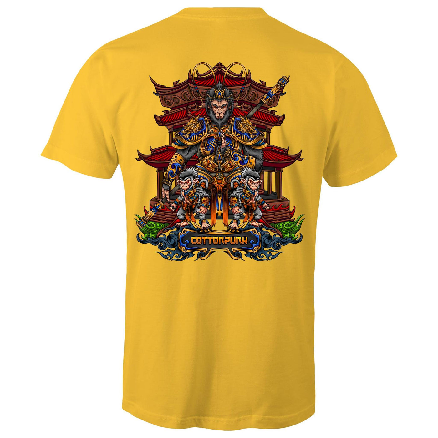 MONKEY KING 2 - Mens T-Shirt - BACK PRINT