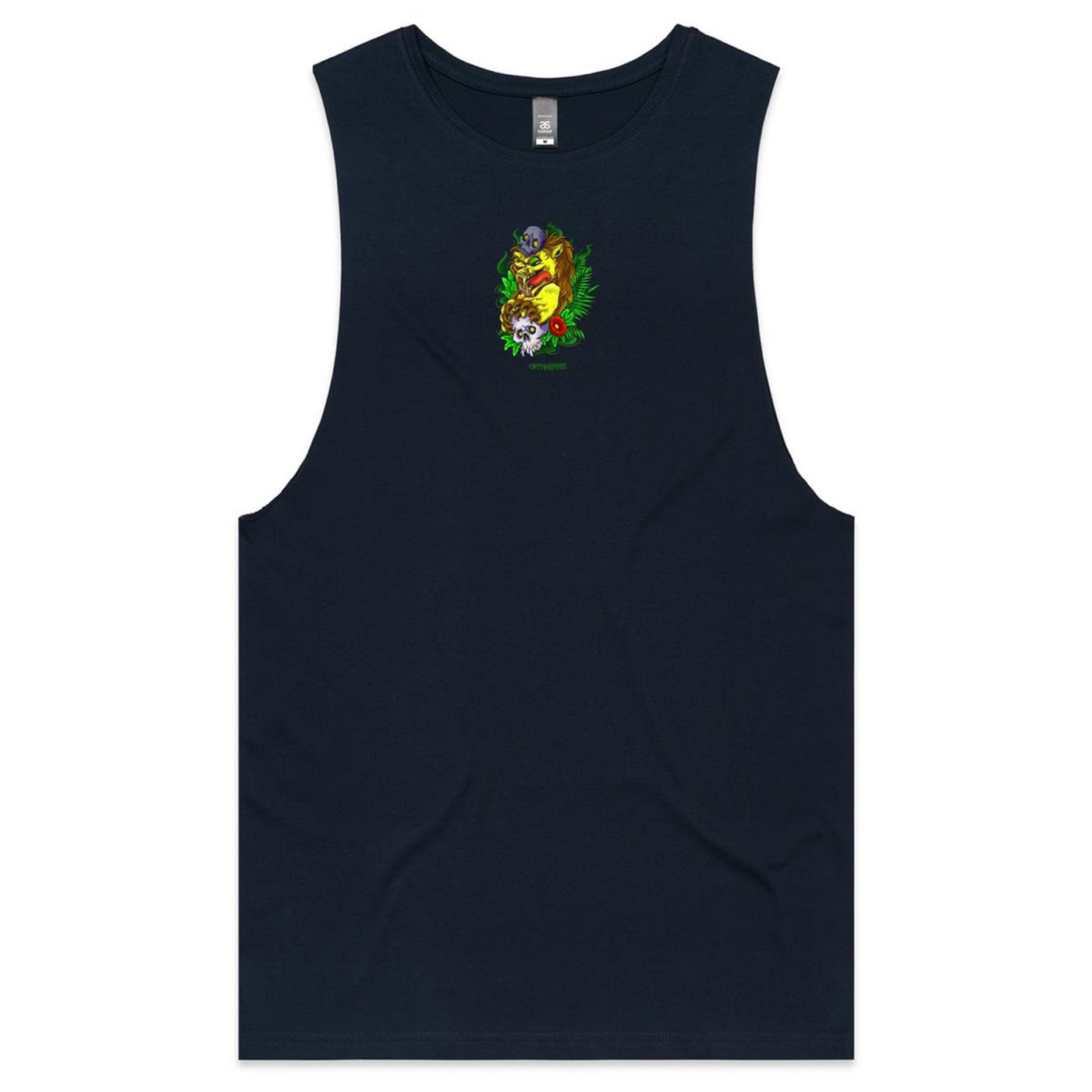 LION (R) - Mens Sleeveless T-Shirt - BACK PRINT