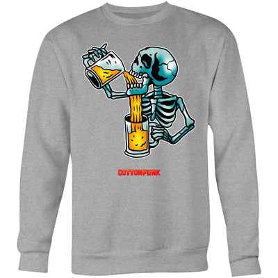 FOREVER HAPPY HOUR - Mens Sweatshirt - FRONT PRINT