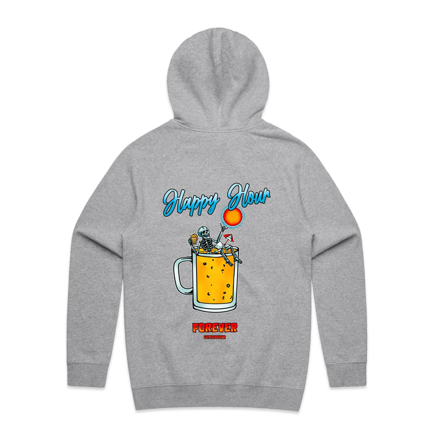 IS IT STILL HAPPY HOUR? - Mens Pocket Hoodie - BACK PRINT