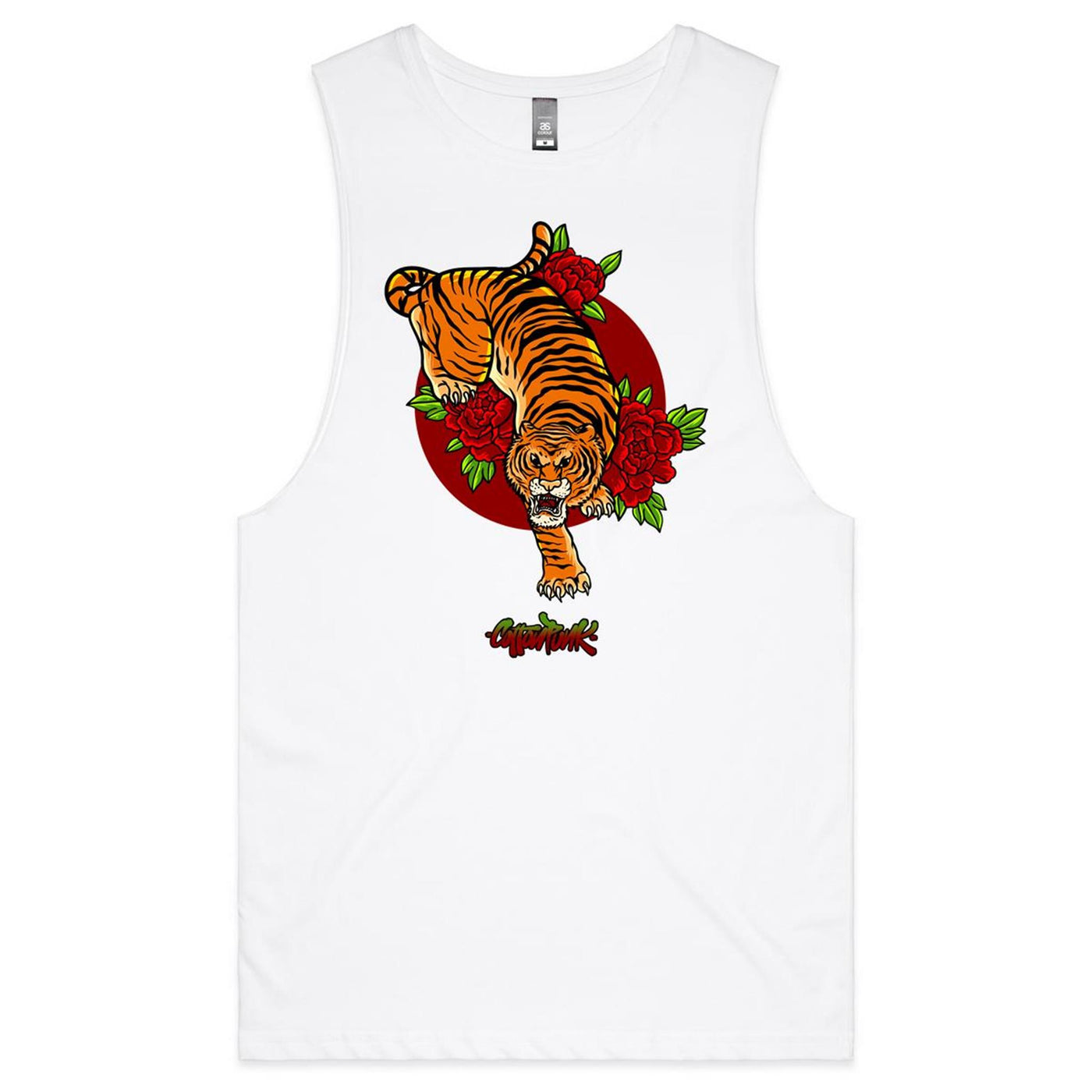 JUNGLE KING - Mens Sleeveless T-Shirt - FRONT PRINT