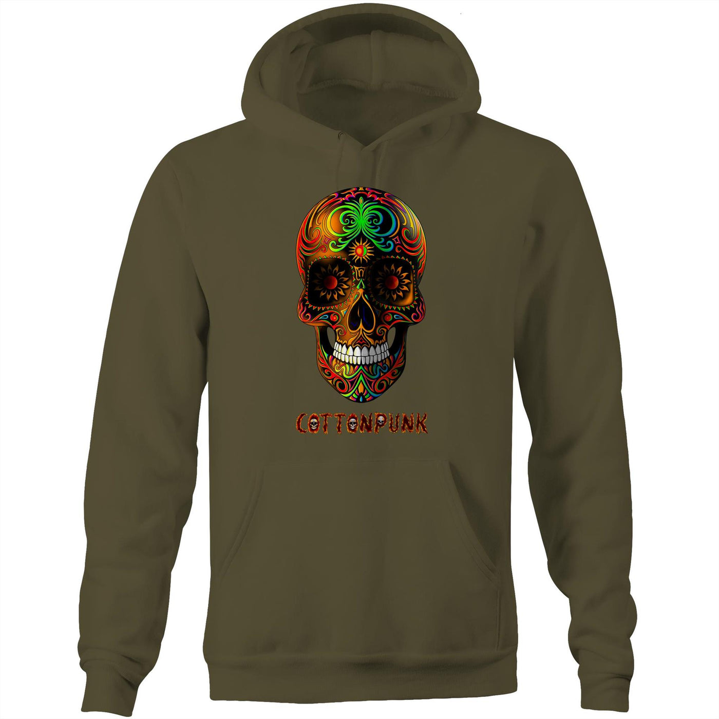 DEATH IN CANCÚN - Mens Pocket Hoodie - FRONT PRINT