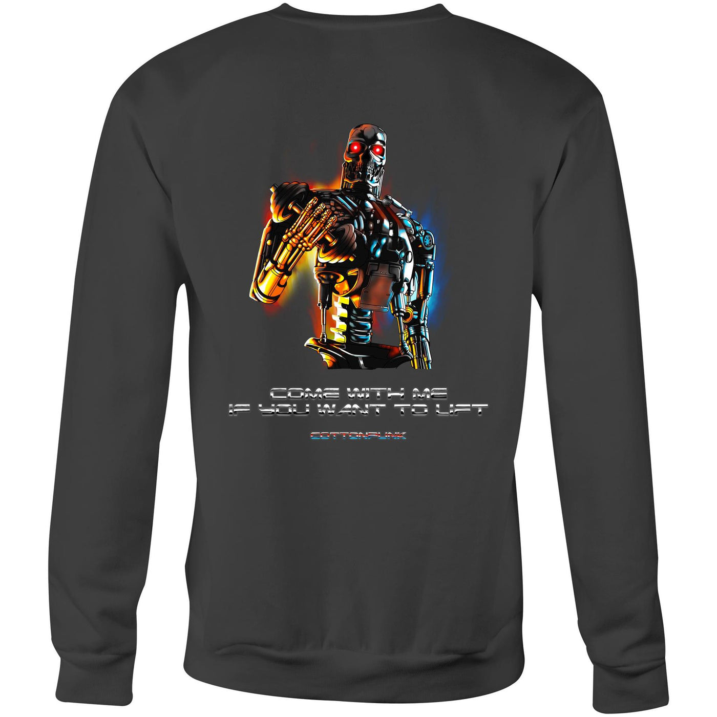 COME WITH ME - Mens Sweatshirt - BACK PRINT