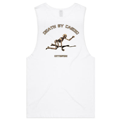 DEATH BY CARDIO - Mens Sleeveless T-Shirt - BACK PRINT