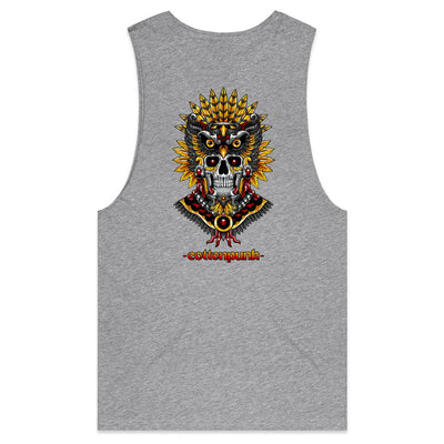 PRAY TO YOUR GODS - Mens Sleeveless T-Shirt - BACK PRINT