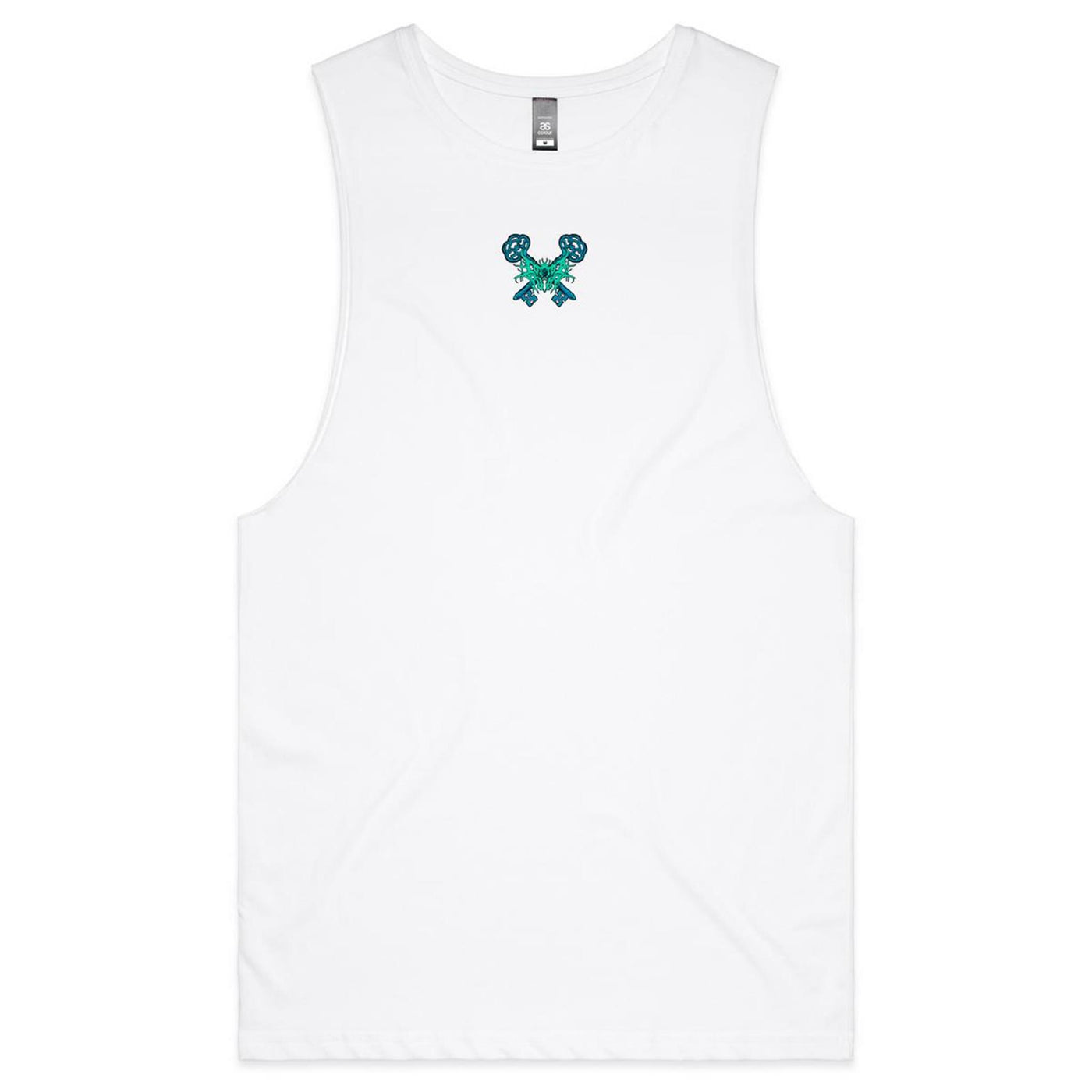 KEYMASTER II - Mens Sleeveless T-Shirt - BACK PRINT