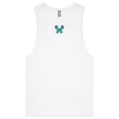 KEYMASTER II - Mens Sleeveless T-Shirt - BACK PRINT