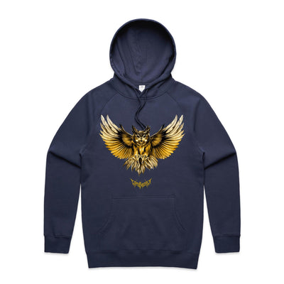 SILENT HUNTER - Mens Pocket Hoodie - FRONT PRINT