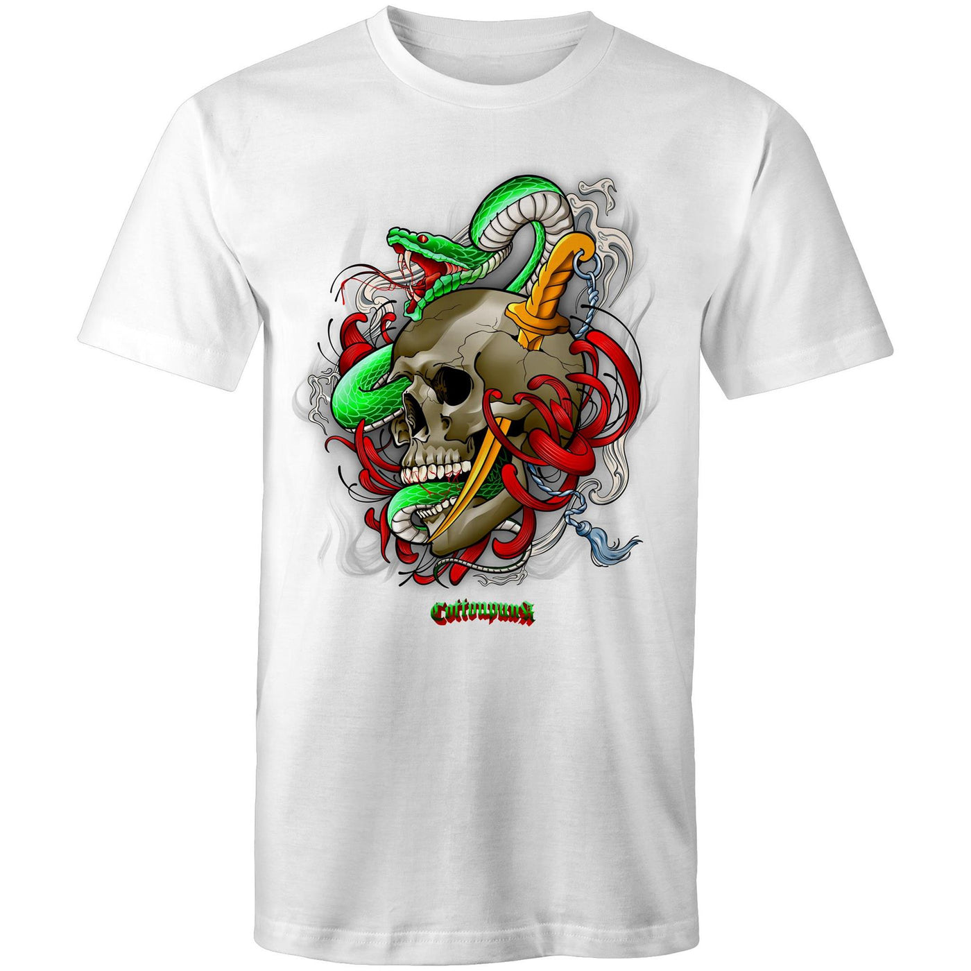 SNAKE - Mens T-Shirt - FRONT PRINT