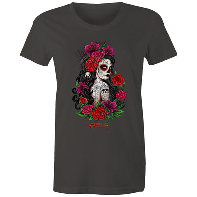 EL AMOR NUNCA MUERE - Womens T-Shirt - FRONT PRINT