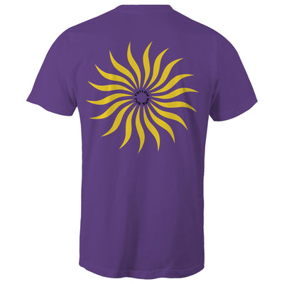 FOLLOW THE SUN II - Mens T-Shirt - BACK PRINT