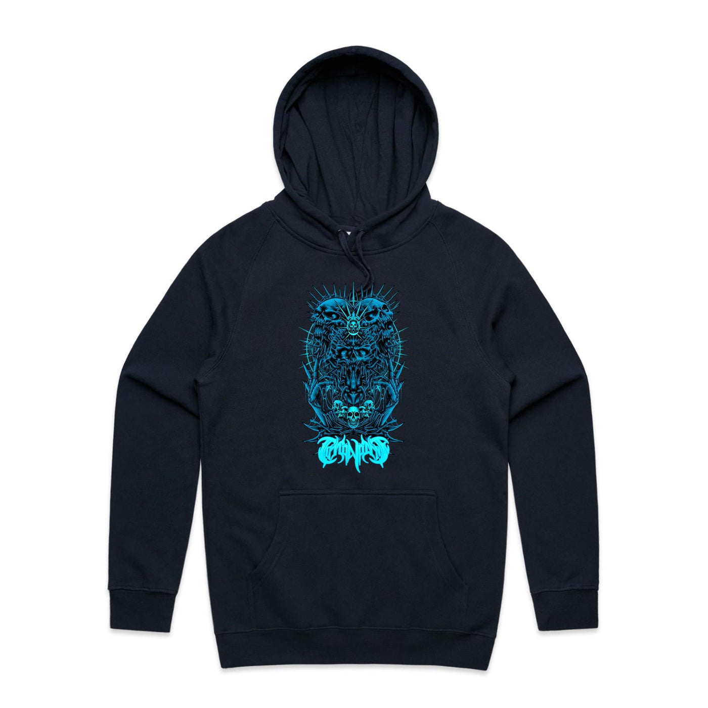 PARANOID - Mens Pocket Hoodie - FRONT PRINT