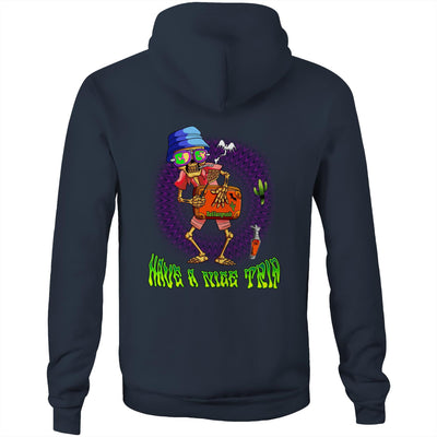 HAVE A NICE TRIP 2 - Mens Pocket Hoodie - BACK PRINT