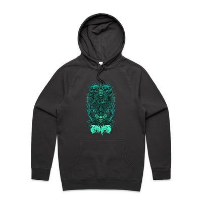 PARANOID II - Mens Pocket Hoodie - FRONT PRINT