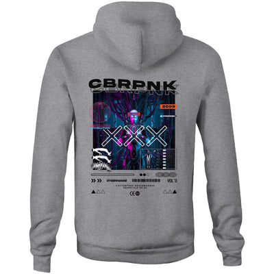 CBRPNK - Mens Pocket Hoodie - BACK PRINT