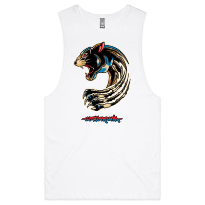 PANTHER (RT) - Mens Sleeveless T-Shirt - FRONT PRINT