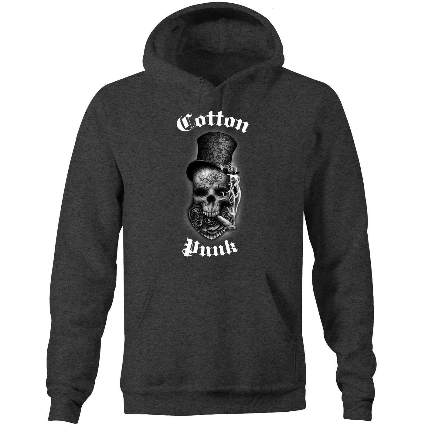 PLAY HARD - Mens Pocket Hoodie - FRONT PRINT