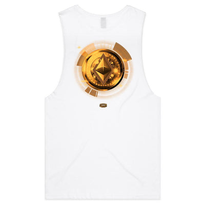 ETHEREUM II - Mens Sleeveless T-Shirt - BACK PRINT