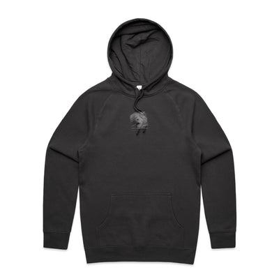 HERE'S JOHNNY - Mens Pocket Hoodie - BACK PRINT