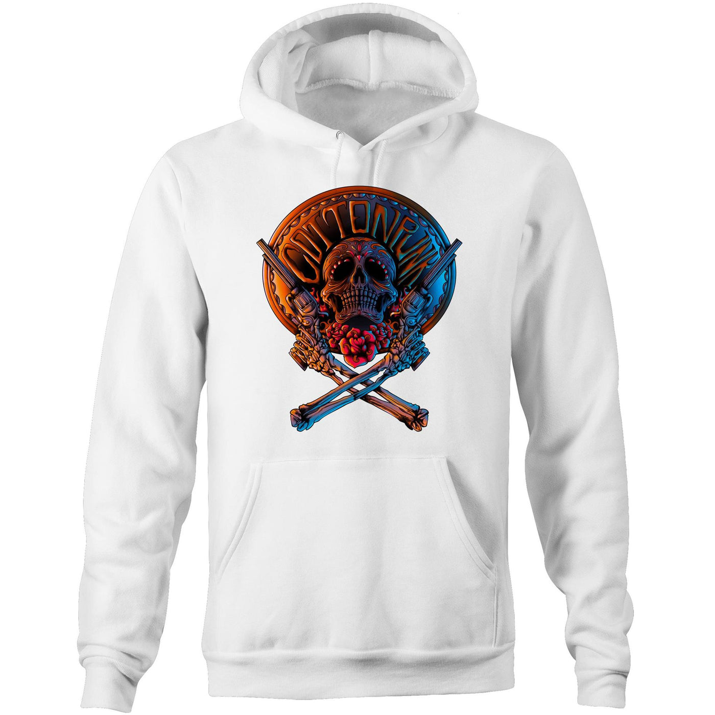 DEAD REDEMPTION - Mens Pocket Hoodie - FRONT PRINT