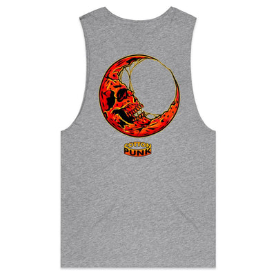 BLOOD MOON - Mens Sleeveless T-Shirt - BACK PRINT